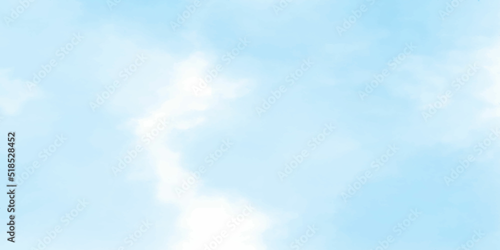 White cloud detail in blue sky vector illustration background with copy space White cloud detail in blue sky vector illustration background with copy space