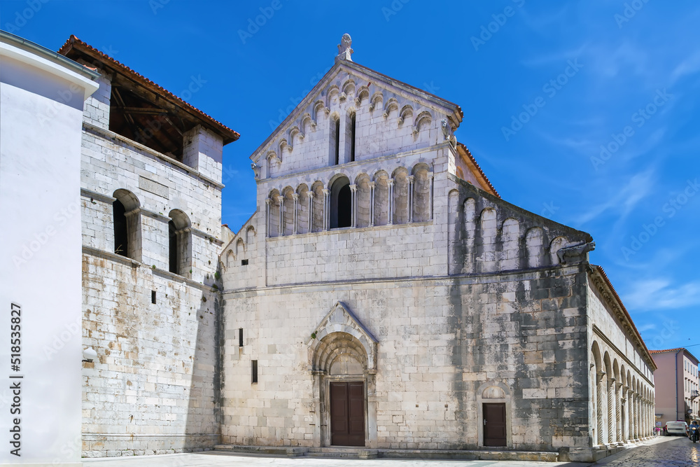 Obraz premium Church of St. Chrysogonus, Zadar, Croatia