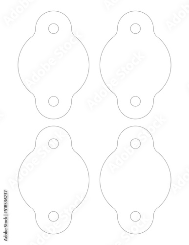 Straw Tag Blank die Template is a blank template perfect for creating your own personalized objects! 7 different type file formats.