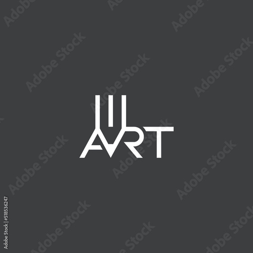Art word mark logo design.