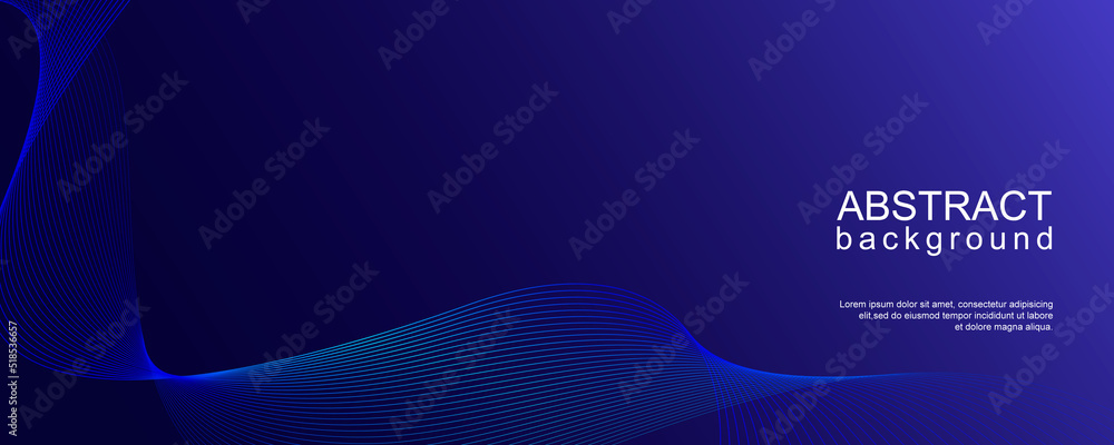 Abstract blue background with dynamic flowing lines Abstract blue background with dynamic flowing lines