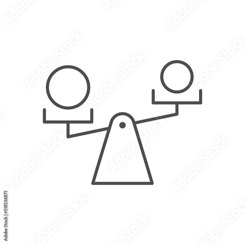 Priority selection line outline icon