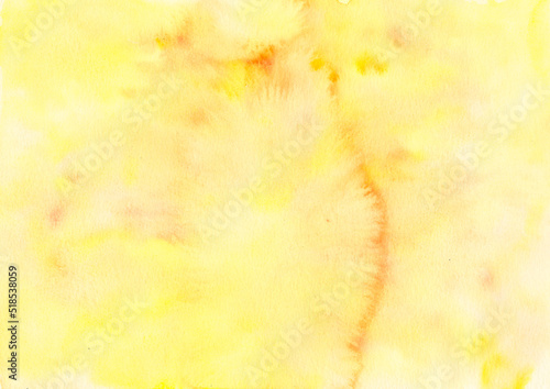 Fond d'aquarelle jaune © Capucine