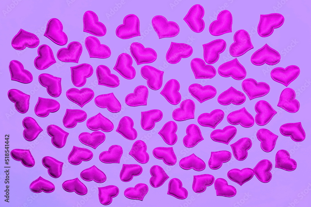 Festive beautiful background with hearts Festive beautiful background with hearts