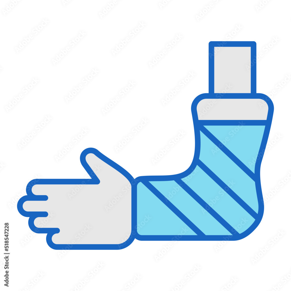 Obraz premium Arm Plaster Icon