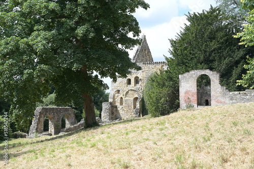 Battle, East Sussex, UK-July 20th 2022: Battle Abbey, an Ancient Norman Abbey after 1066. photo