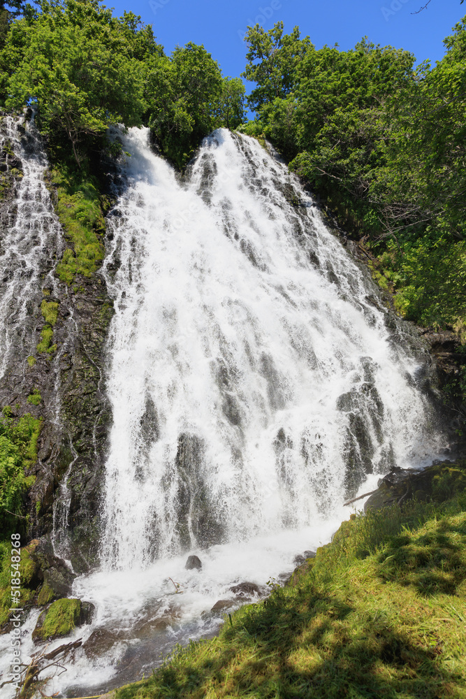 Fototapeta premium Waterfall of Oshinkoshin in summer
