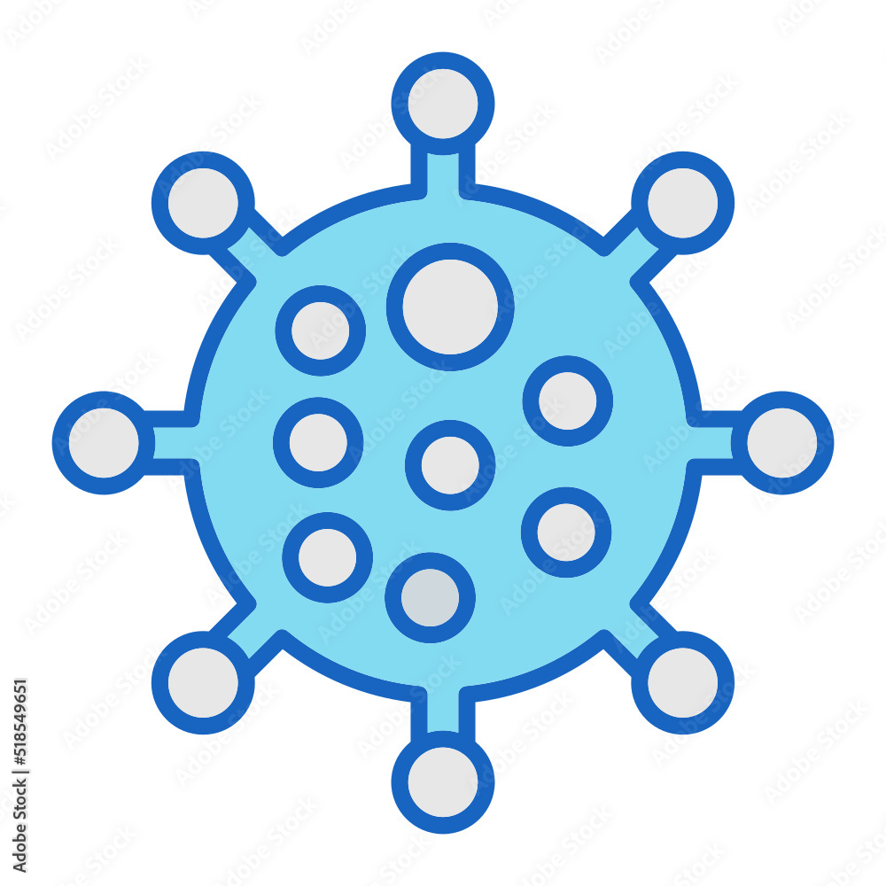 Fototapeta premium Virus Icon