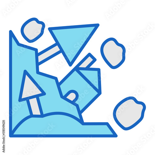 Land Slide Icon