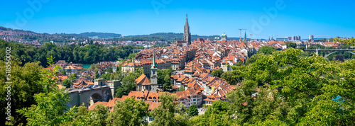 Panoramic view of Berne city- Switzerland
