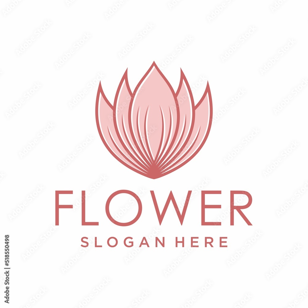 Lotus Flower logo design inspiration, Beauty spa logo, flower icon Lotus Flower logo design inspiration, Beauty spa logo, flower icon