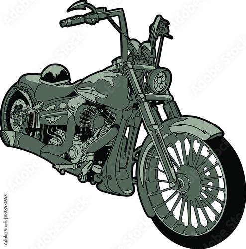 motorcycle bike chopper classic vintage 