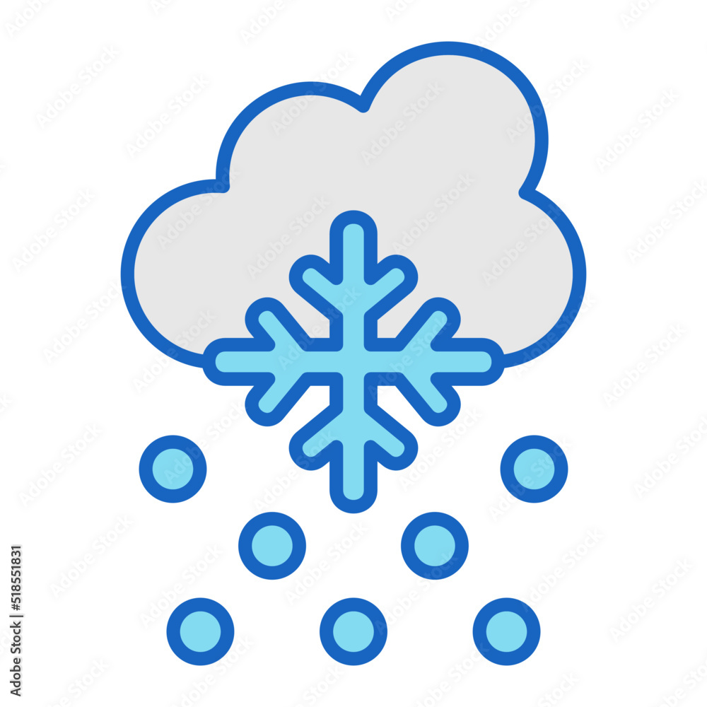 Snowfall Icon Snowfall Icon
