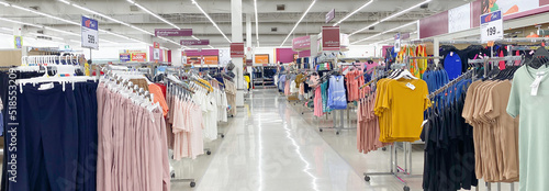 Bigc, THAILAND- August 25, 2021 : Products in famous department stores in Thailand Selling electrical appliances - dry food - condiments - snacks - beverages – soap-shampoo and many more.