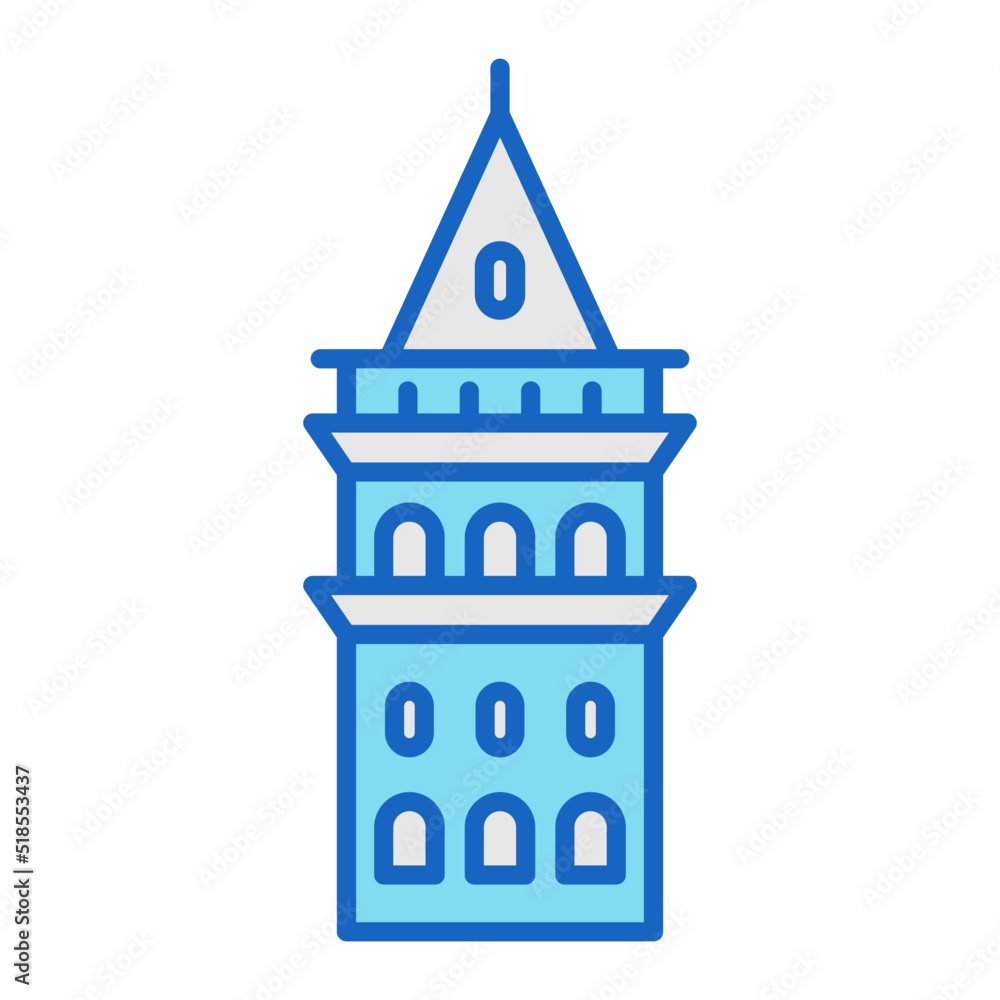 Galata Tower Icon Galata Tower Icon