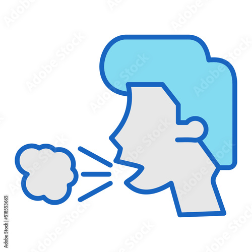 Difficulty Breathing Icon