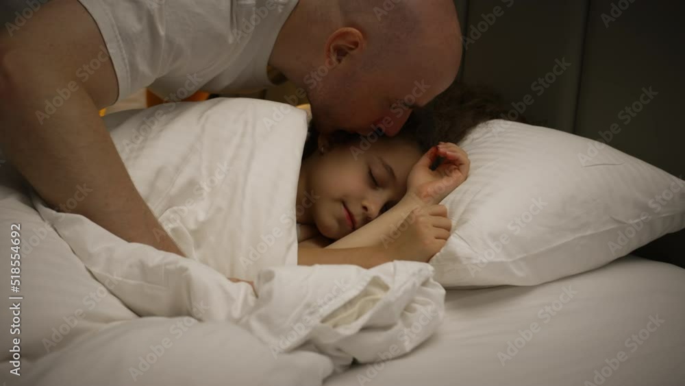 Child little baby daughter sleeps sweetly in his crib and smiles in his sleep. Dad care for child daughter. face sleeping child baby on its side. Sleeping baby at midnight. Sleeping baby in bed. Child little baby daughter sleeps sweetly in his crib and smiles in his sleep. Dad care for child daughter. face sleeping child baby on its side. Sleeping baby at midnight. Sleeping baby in bed.