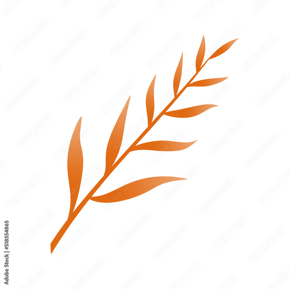 Red leaf isolated on white background Red leaf isolated on white background