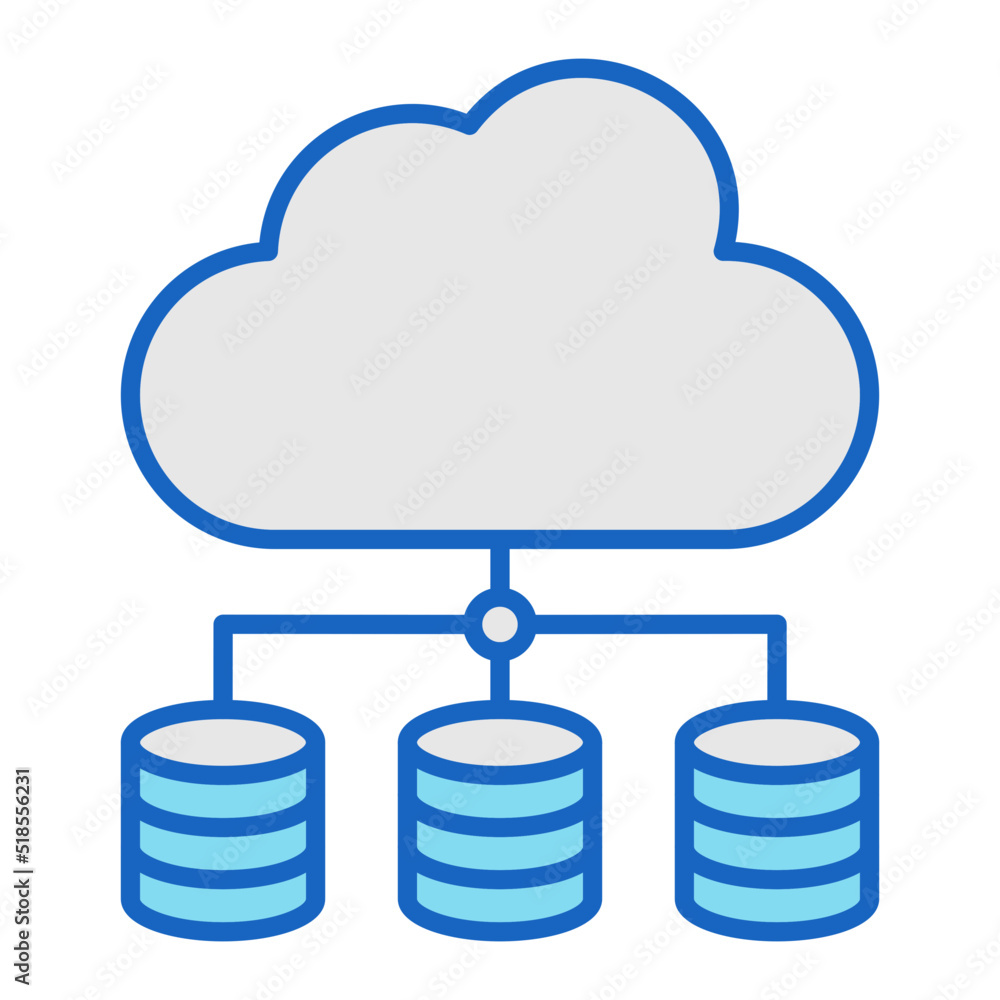 Cloud Data Icon Cloud Data Icon