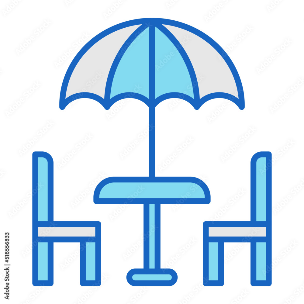 Outdoor Cafe Icon Outdoor Cafe Icon