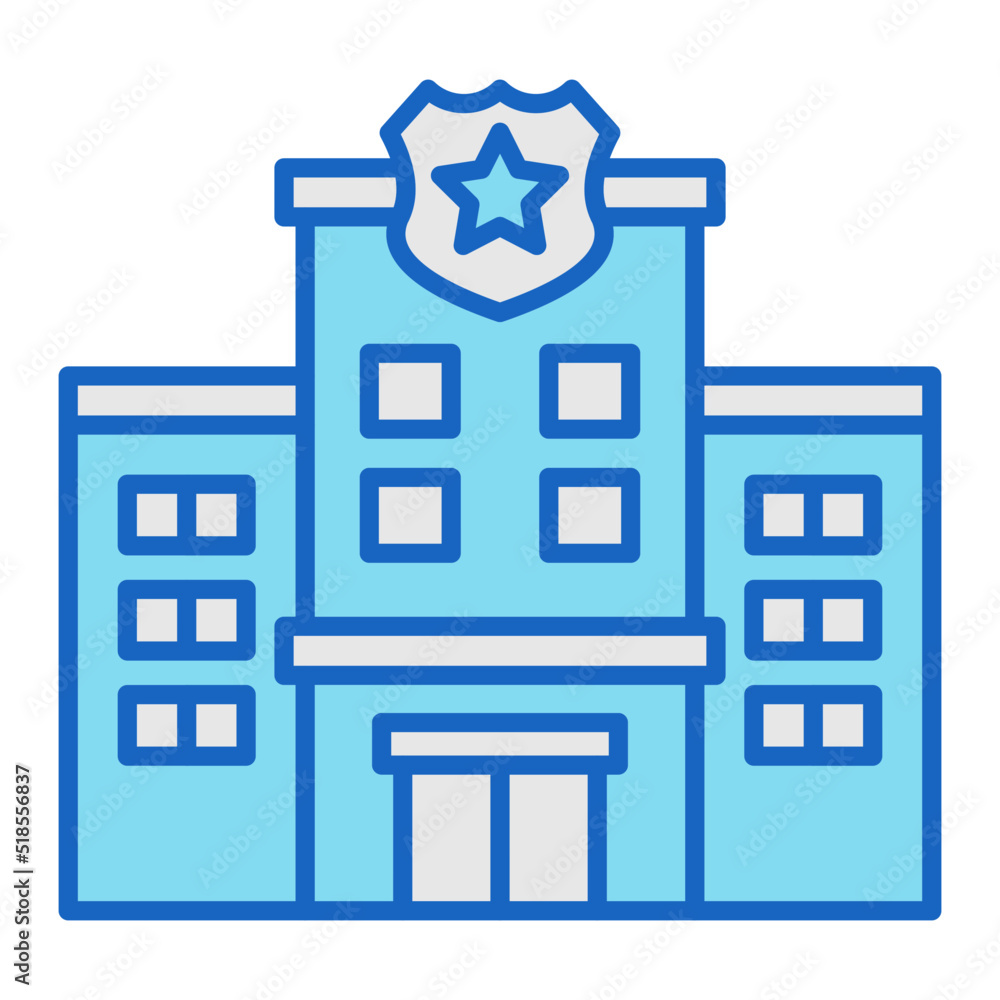 Police Station Icon Police Station Icon