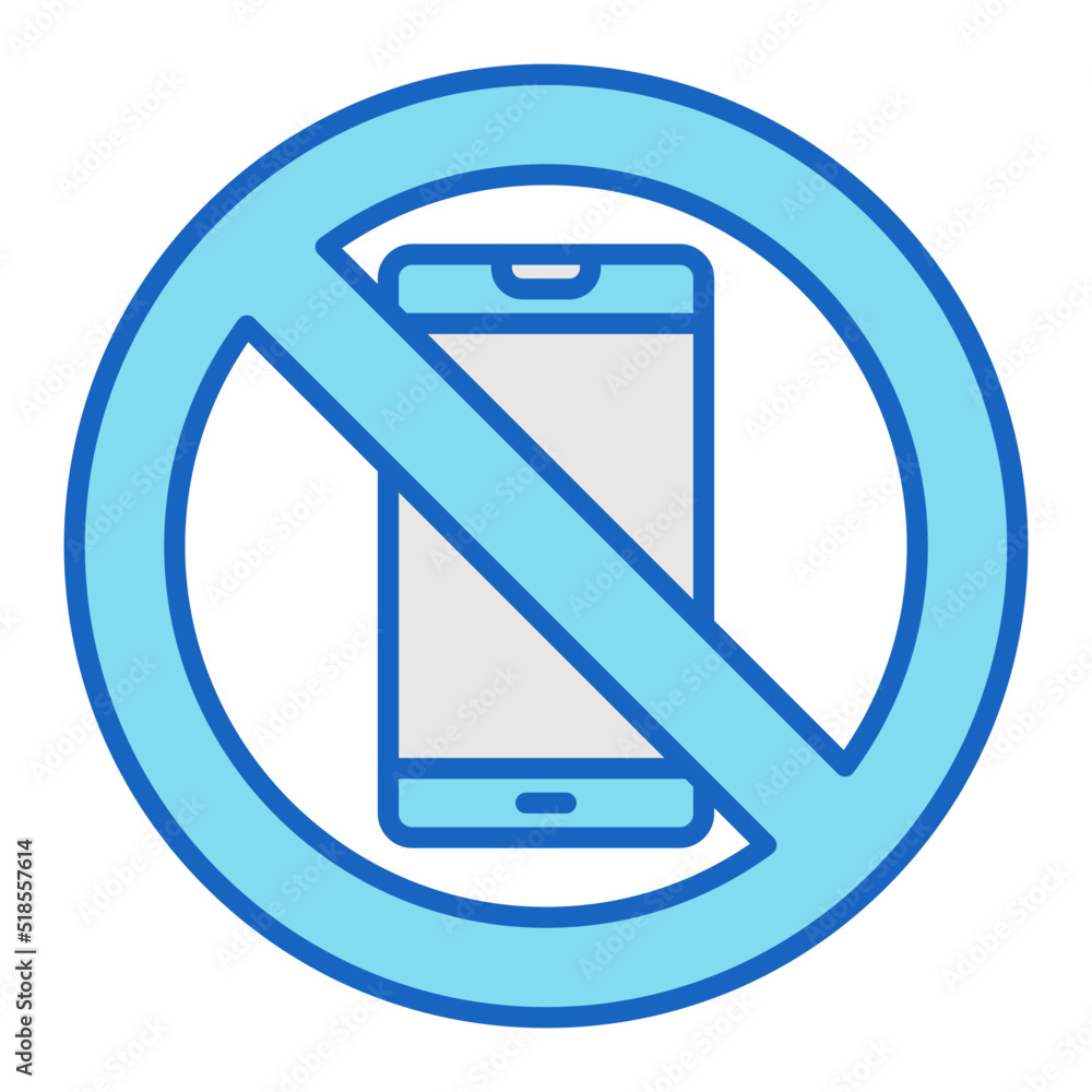 No Cellphone Icon No Cellphone Icon