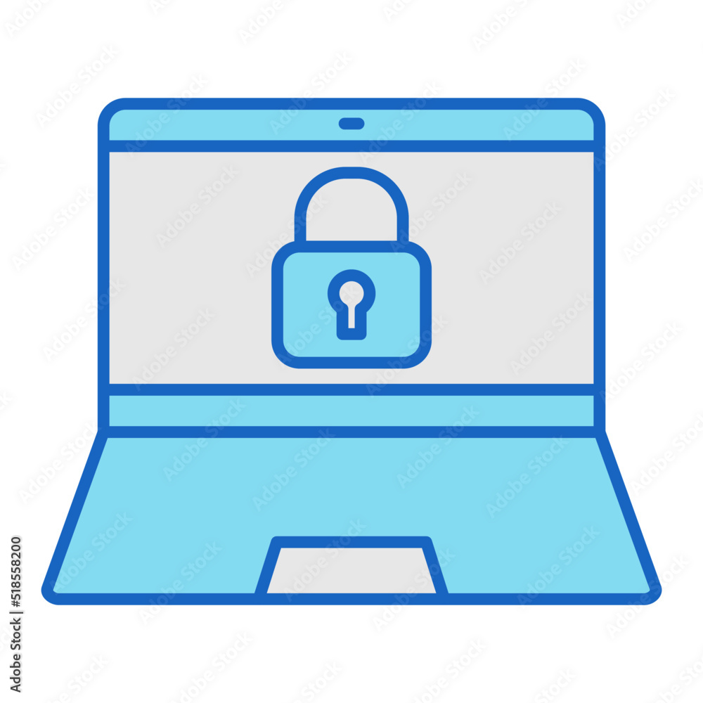 Laptop Lock Icon Laptop Lock Icon