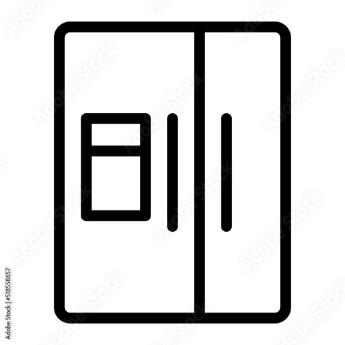 fridge line icon
