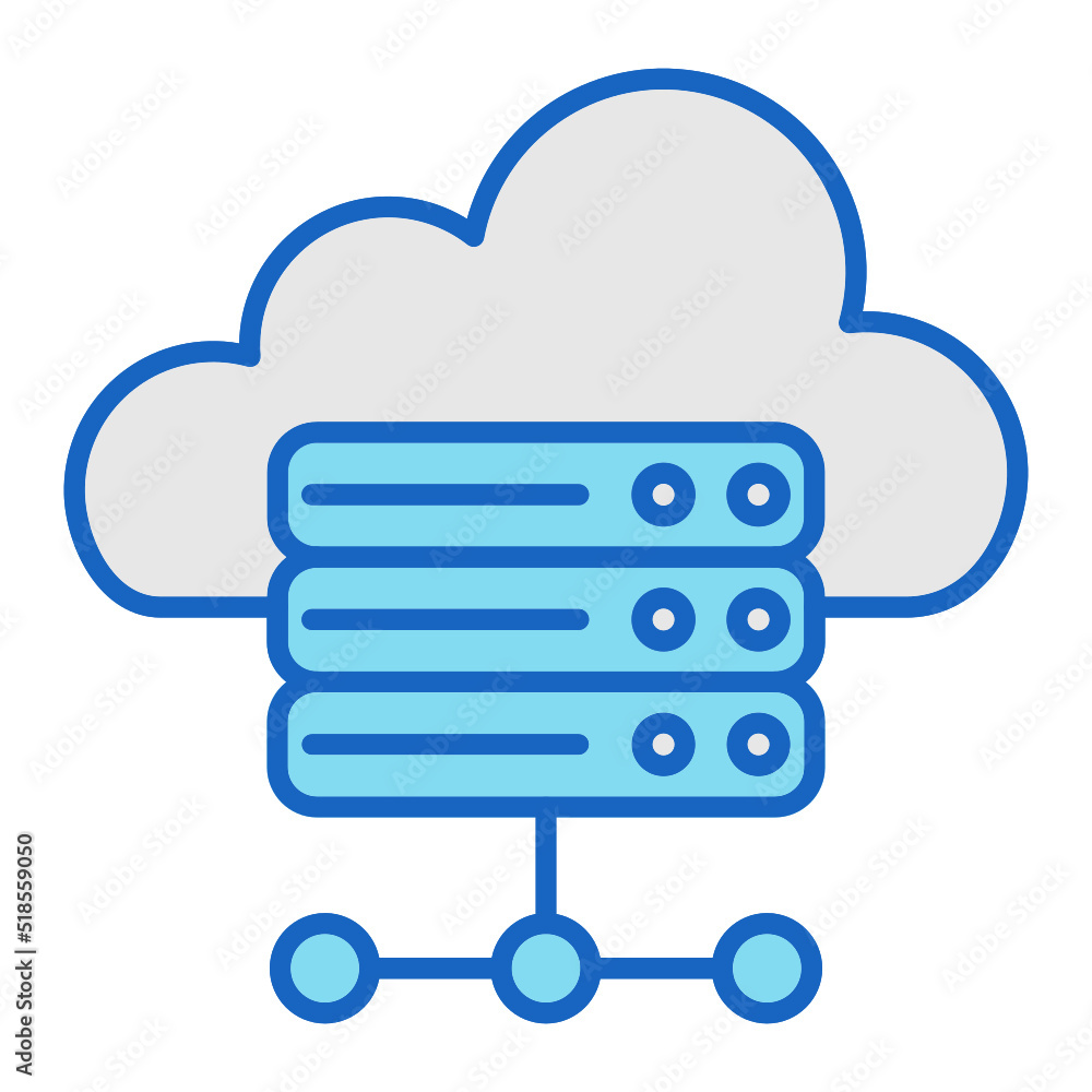 Cloud hosting Icon