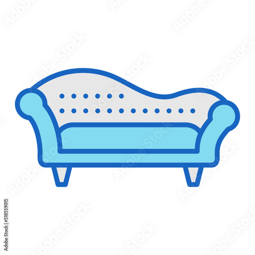 Chaise Lounge Sofa Icon