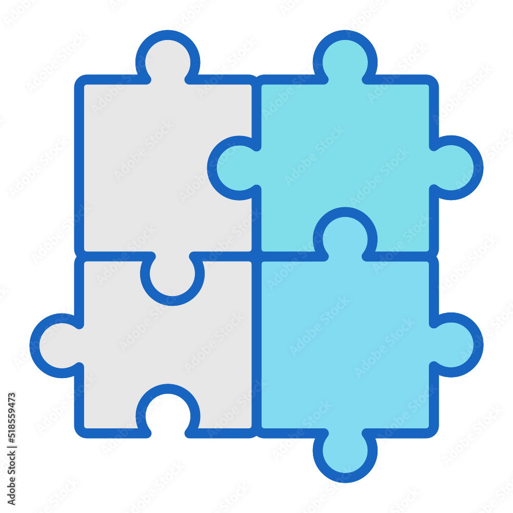 Obraz premium Puzzle Icon