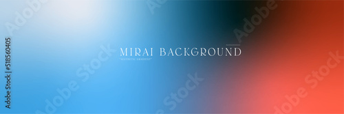 Smooth blurred gradient background. Vector mesh dynamic graphic design for poster, cover, web template. Aesthetic y2k color pattern for technology, space or science abstract promo art. Blue and red.