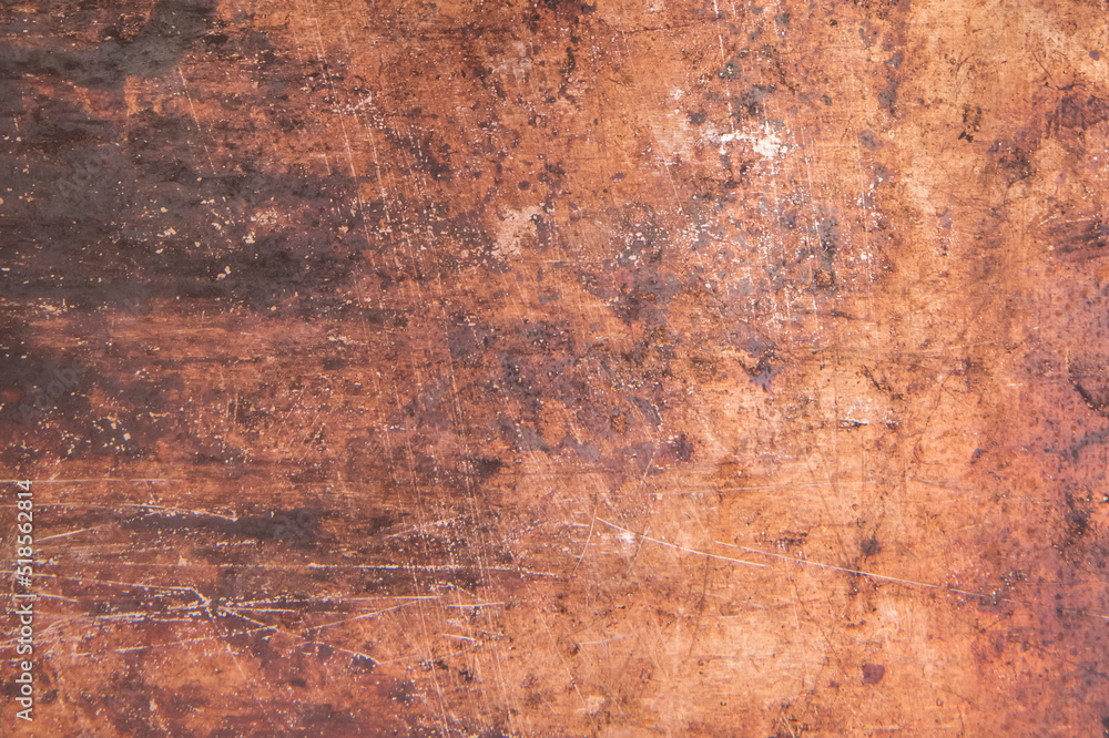 Rusty retro dirty old grunge scratched metal surface steel background damaged outdated texture obsolete shabby