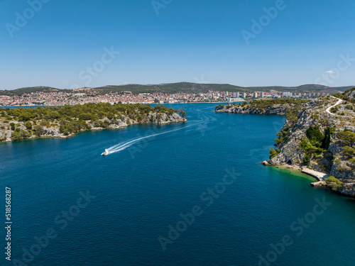 Croatia - Sibenik city entrance from the sea side © SAndor