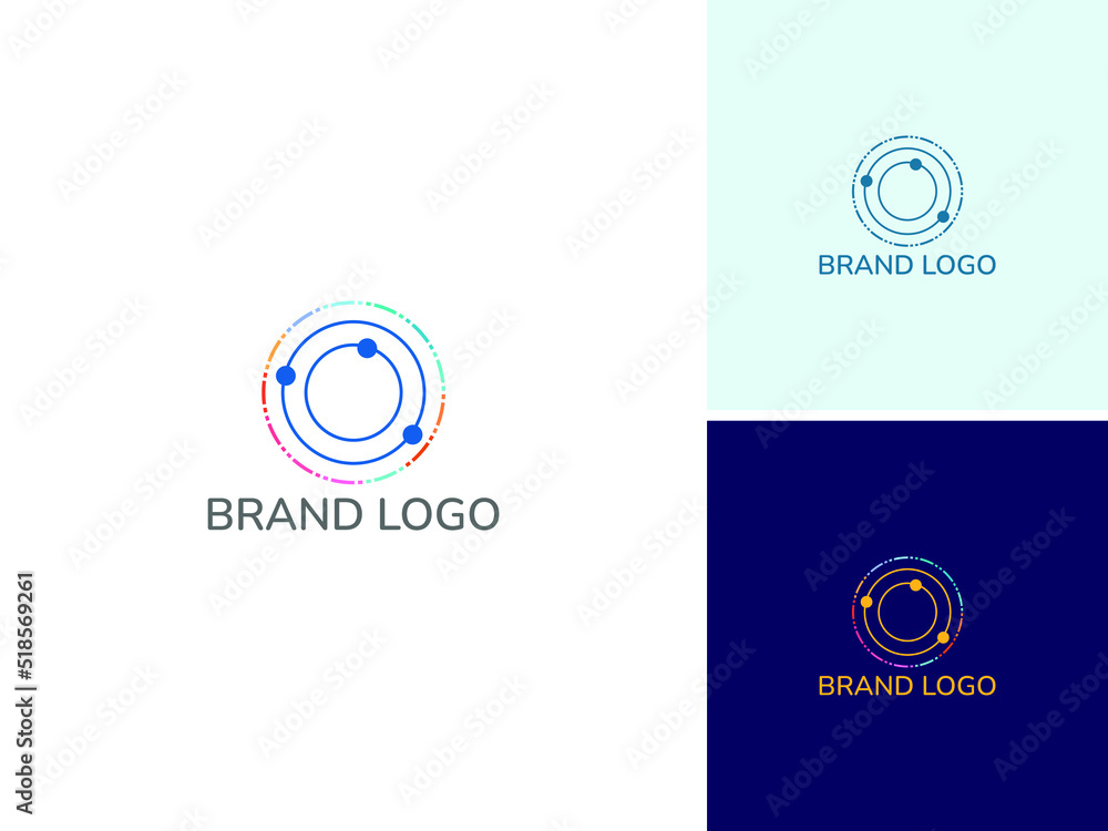 ILLUSTRATION ABSTRACT CIRCLE TECH WITH DOT CONNECTION SIMPLE LOGO ICON DESIGN VECTOR ILLUSTRATION ABSTRACT CIRCLE TECH WITH DOT CONNECTION SIMPLE LOGO ICON DESIGN VECTOR