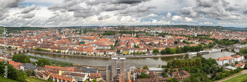 the city of Würzburg seen from the terrace of the castle of Marienberg © philippe paternolli