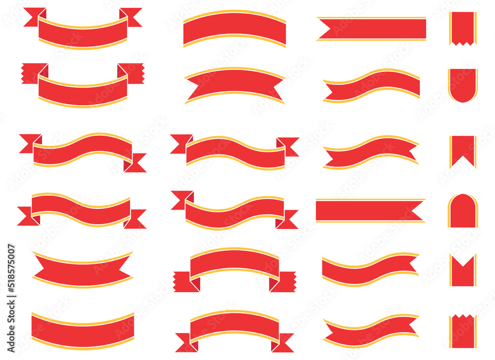 ribbon vector design illustration isolated on white background ribbon vector design illustration isolated on white background