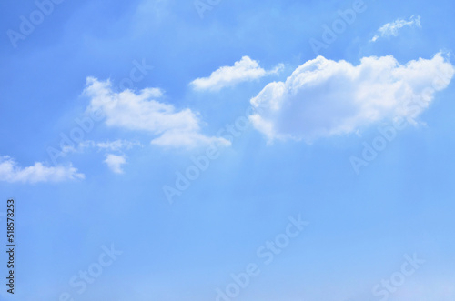  Blue Sky With Scattered Clouds 