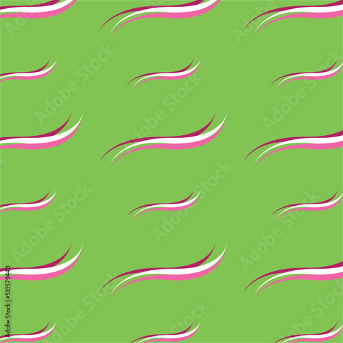 A simple beautiful wavy swirls pattern vector