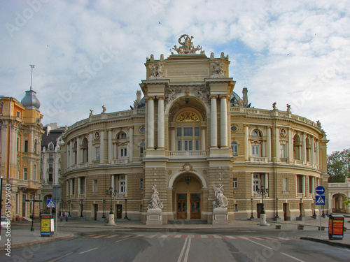 Opera House in Odessa  Ukraine  