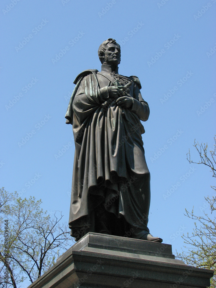 Monument to Prince Vorontsov in Odessa, Ukraine