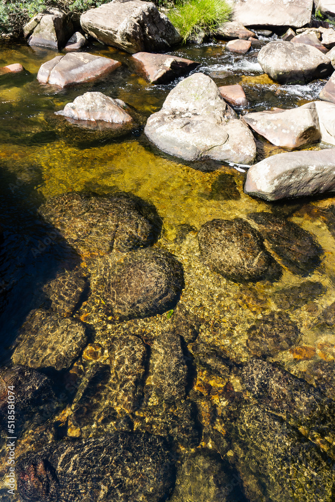 stones in water