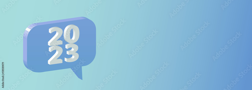 empty 3d speech bubbles on blue background, copy space empty 3d speech bubbles on blue background, copy space