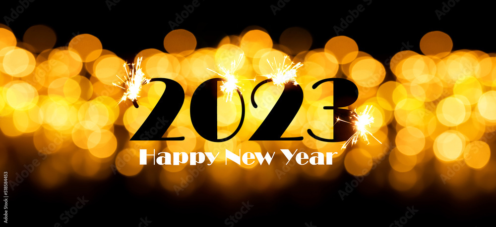 2023 szczęśliwego nowego roku, tło nowego roku, happy new year - obrazy, fototapety, plakaty 