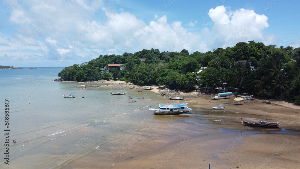 Rawai Beach lies at the southernmost tip of Phuket. This west-facing beach is very pleasant, with plenty of trees providing shade. Rawai Beach lies at the southernmost tip of Phuket. This west-facing beach is very pleasant, with plenty of trees providing shade.