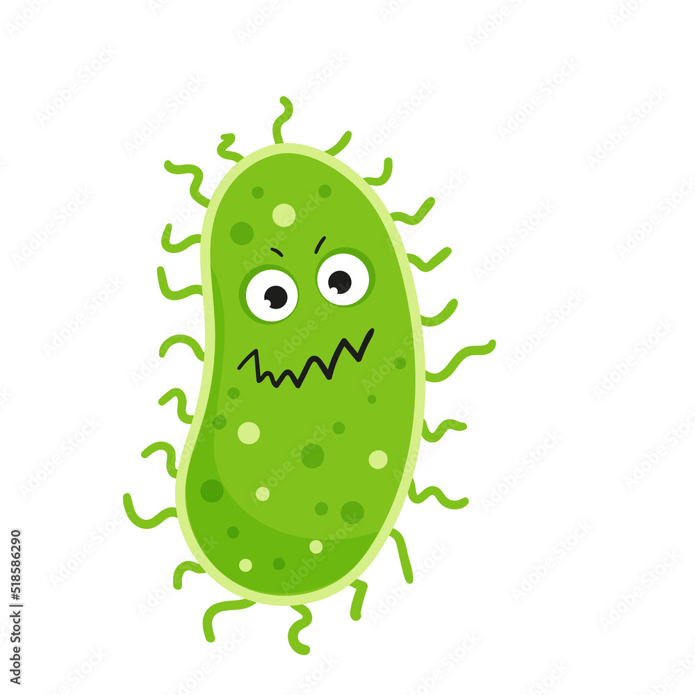 Colorful bacteria and viruses with different emotions. Funny cartoon microbe.
Colorful bacteria and viruses with different emotions. Funny cartoon microbe.
