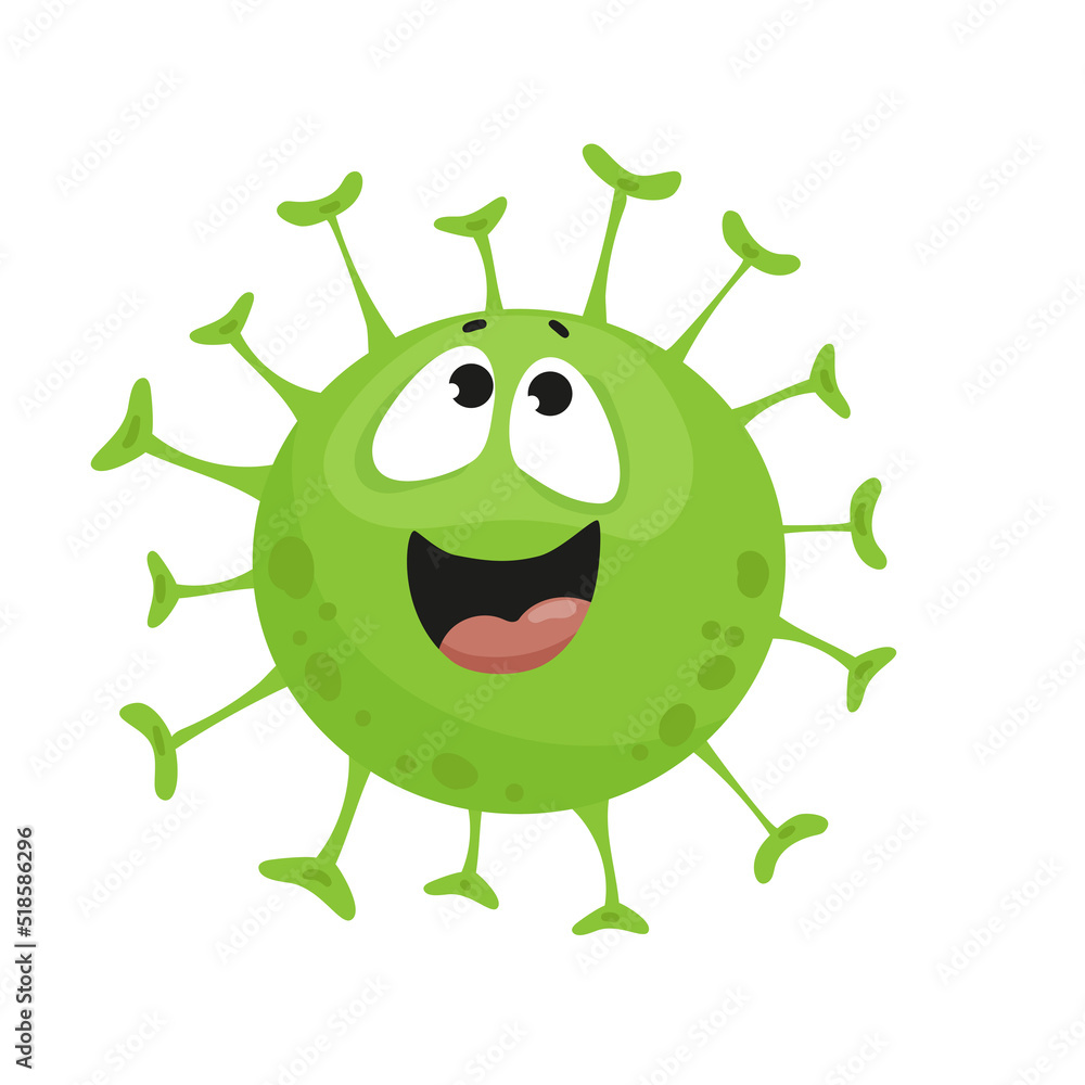 Colorful bacteria and viruses with different emotions. Funny cartoon microbe.
Colorful bacteria and viruses with different emotions. Funny cartoon microbe.