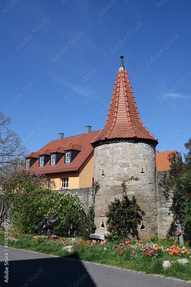 Befestigungsturm am Rumorknechtsweg in Sommerhausen Befestigungsturm am Rumorknechtsweg in Sommerhausen