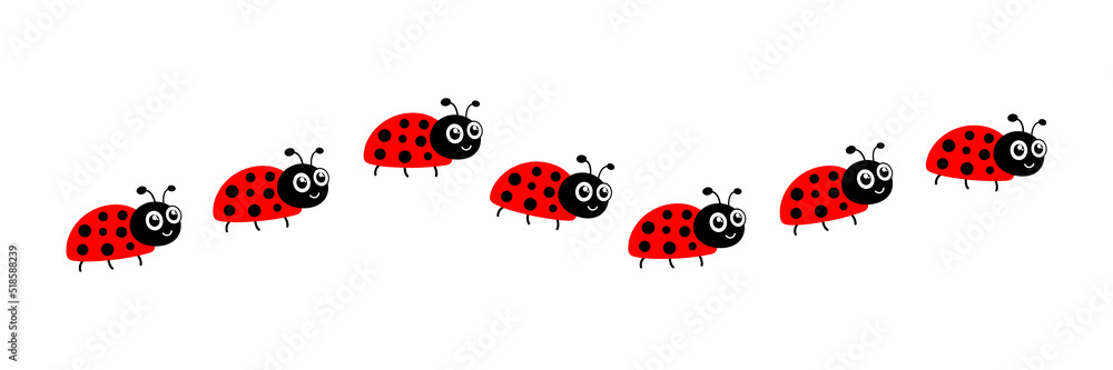 Ladybugs line icon group. Cute ladybirds set. Vector illustration isolated on white.
Ladybugs line icon group. Cute ladybirds set. Vector illustration isolated on white.