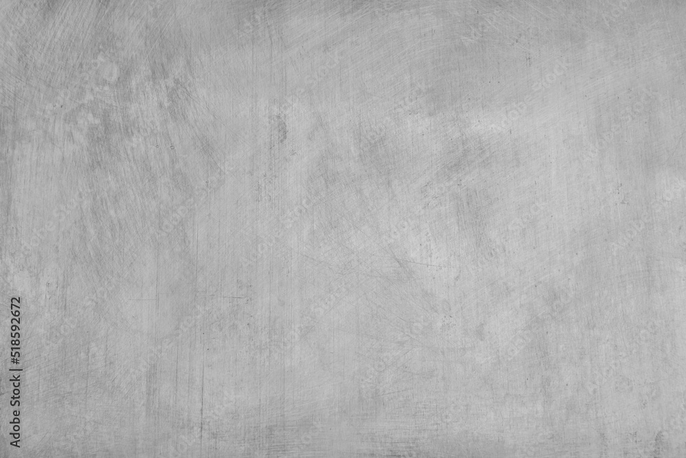 Naklejka premium Grey scratched old metal surface steel abstract pattern texture silver background